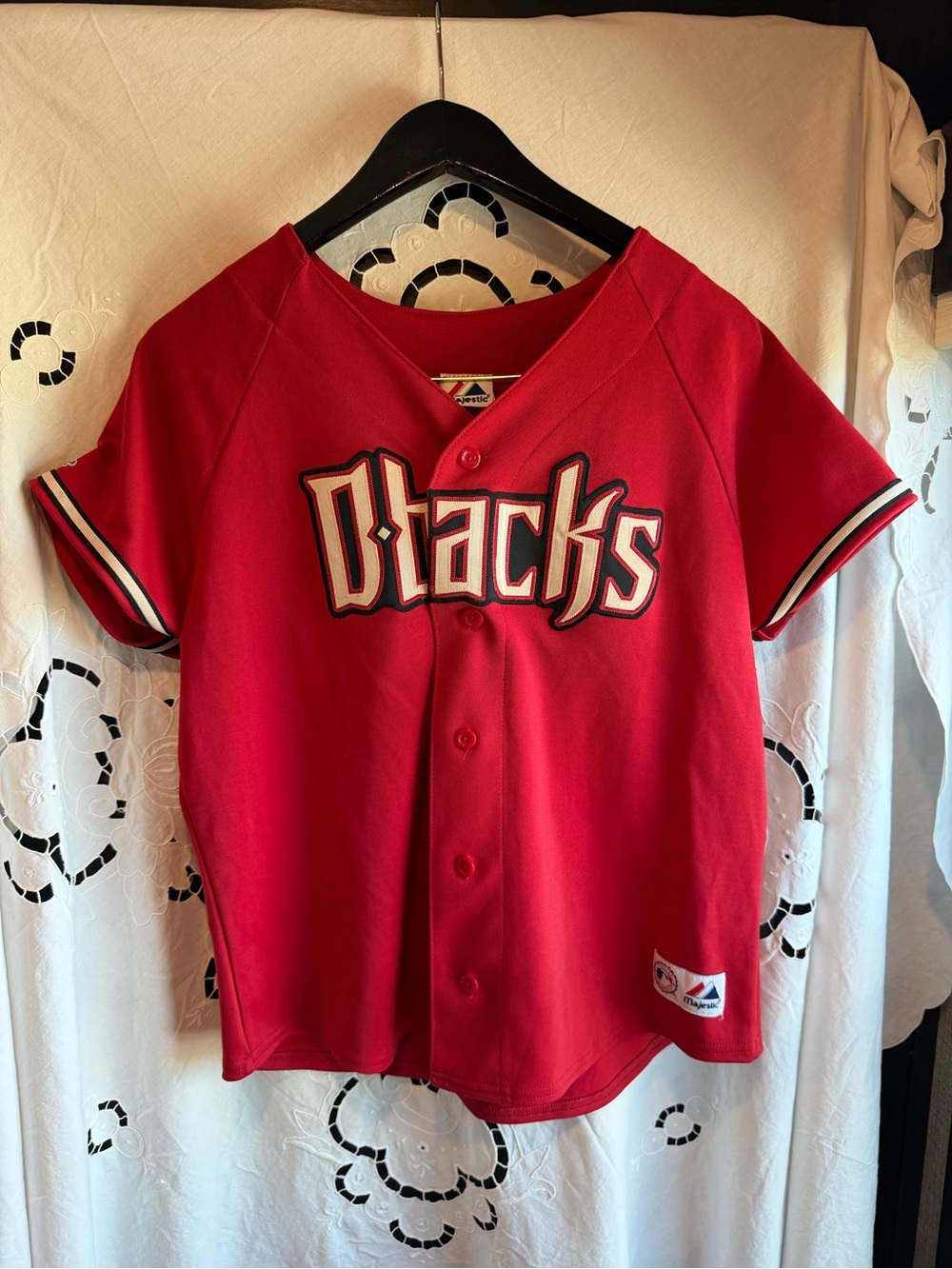 Majestic Arizona Diamondbacks D-Backs Bowen #24 Red MLB Baseball Jersey XL Retro